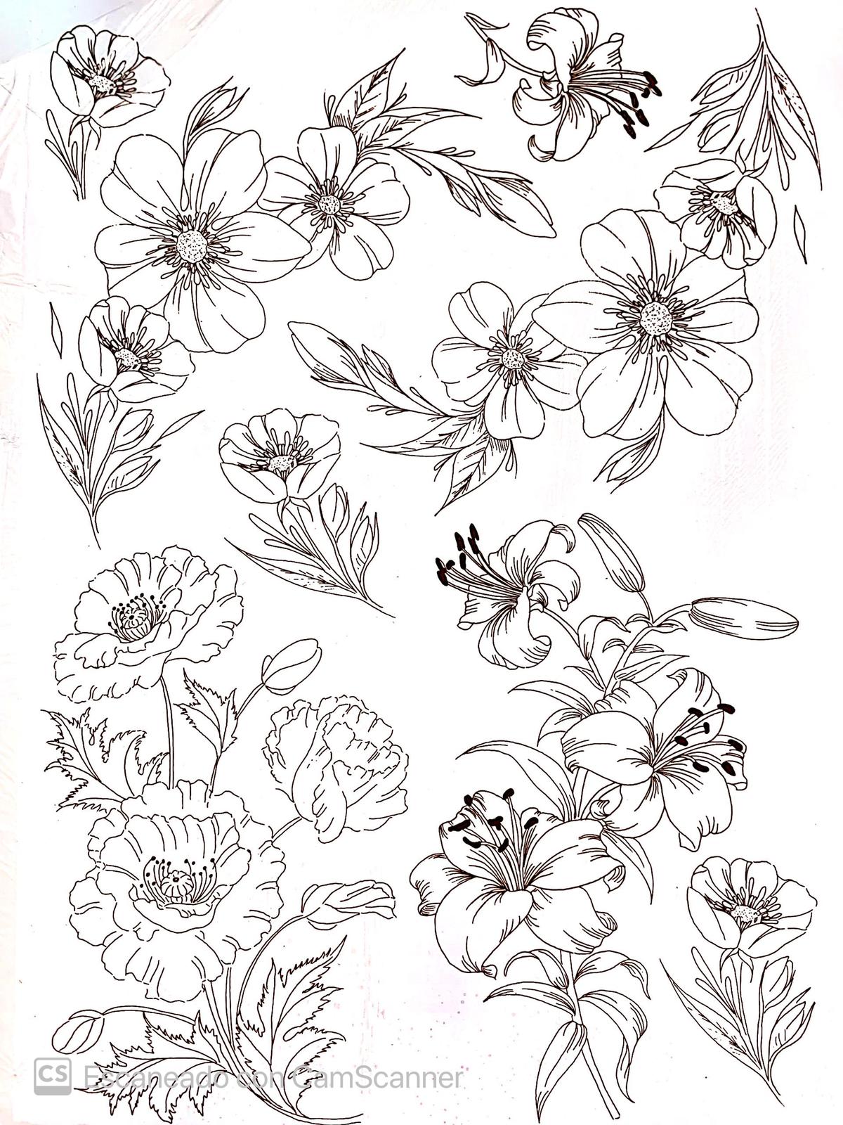 Calco Vitrificable para Porcelana 23x33cm. Diseño 176