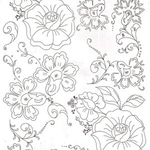 Calca Vitrificable para Porcelana 23xx33cm, Diseño 185