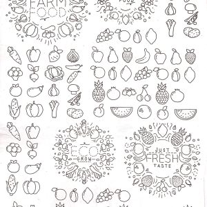 Calca Vitrificable para Porcelana 23x33cm, Diseño 183