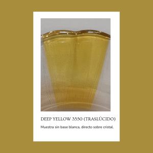 Pigmento para vidrio/cristal Deep Yellow 3550 (Traslúcido) 5 gr.