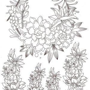Calca Vitrificable para Porcelana 23x33cm, Diseño 166