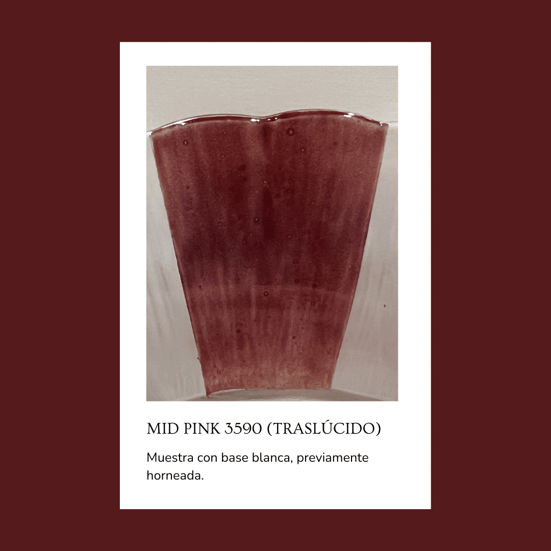 Pigmento para vidrio/cristal Mid Pink 3590 (Traslúcido) 5 gr. - Image 2