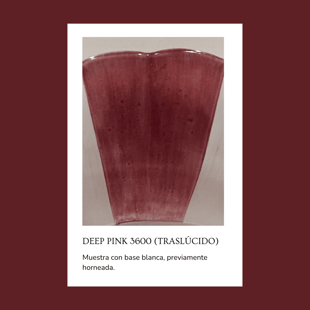 Pigmento para vidrio/cristal Deep pink 3600 (Traslúcido) 5 gr. - Image 2