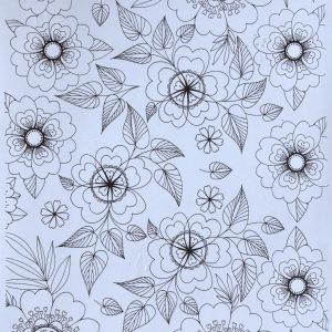 Calca Vitrificable para Porcelana 23x33cm, Diseño Número 94