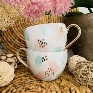 Set tazones de sopa con detalles en oro
