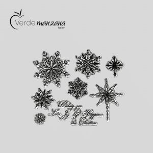Sello para porcelana, diseño navidad, medida 12 x 10,5 cm.
