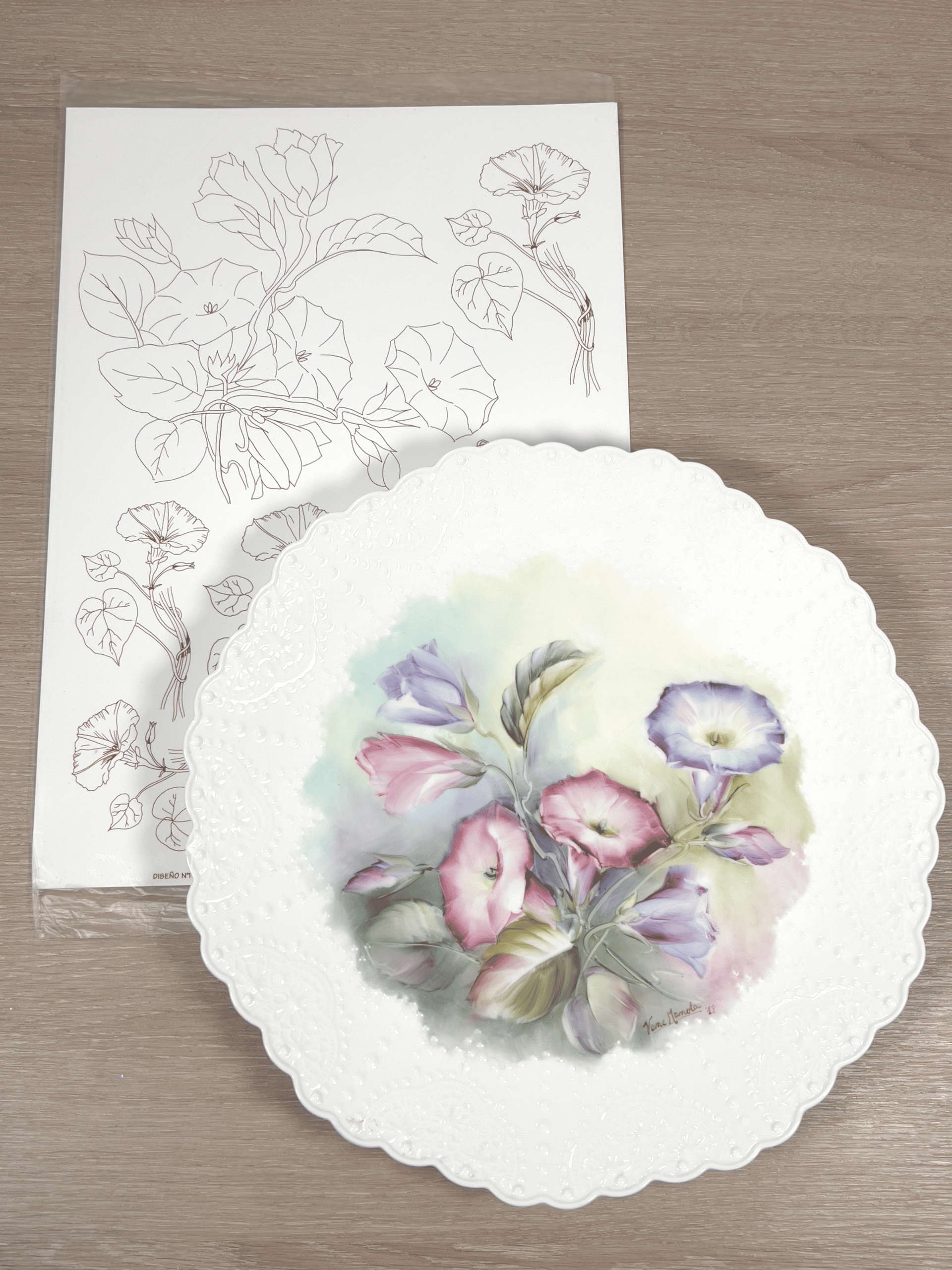 Calca Vitrificable para Porcelana, Diseño 169 Premium - Image 2