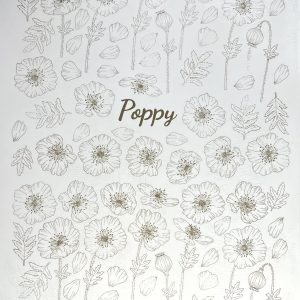 Nueva - Calca vitrificable para porcelana diseño 189 POPPY - Calidad Premium