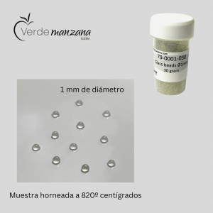 Perlas de cristal 1mm. 30 gs.