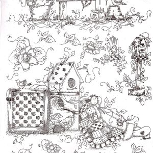 Calca Vitrificable para Porcelana 23x33cm, Diseño Número 150