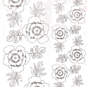 Calca Vitrificable para Porcelana 23x33cm, Diseño Número 177