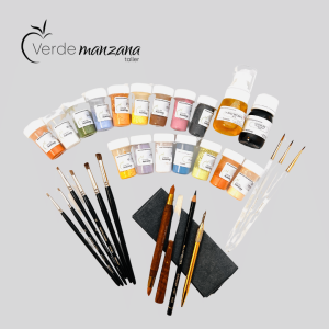 Kit sin plomo para pintar porcelana.