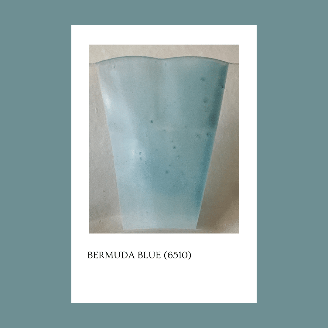 Pigmento para vidrio/cristal Bermuda Blue 6510 (Opaque) 5 gr.