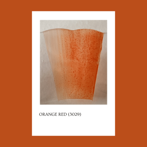 Pigmento para vidrio/cristal Orange Red 3029 (Opaque) 5 gr.