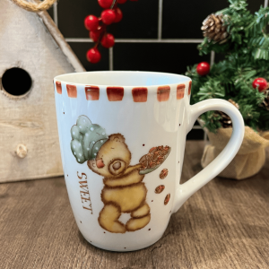 Taza osito gorro cheff SWEET "ÚLTIMA" 10cm alto